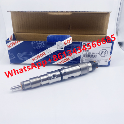 Common Rail Fuel Truck Diesel Injector 0445120040 For Daewoo 65104017001 1077550350