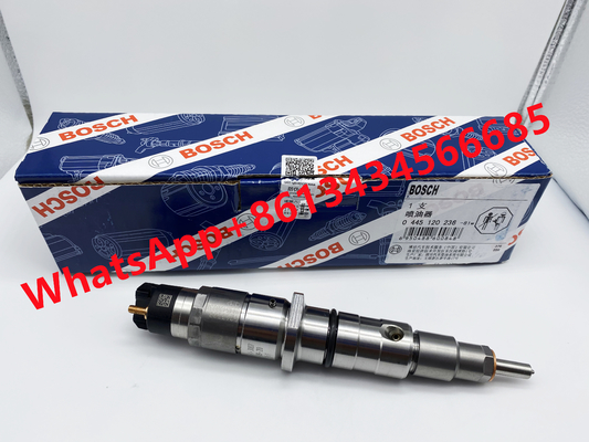 Genuine Original Common Rail Injector 0445120029 0445120125 0445120236 for Case Cummins Komatsu bosch fuel injector