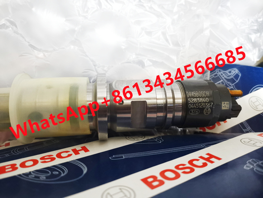 Common Rail Fuel Injector Assy 0445120367 5283840 for Fiat Cummins QSB4.5 QSB6.7 LOADER Excavator Diesel Engine