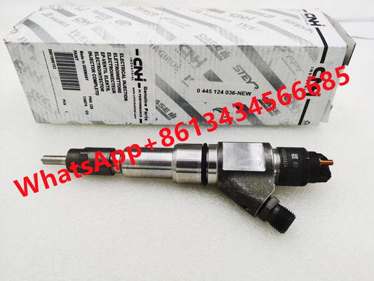 Genuine and new diesel common rail fuel injector 0445124036 0986435674 5801906153 500060566 For  Stralis NEW HOLLAN