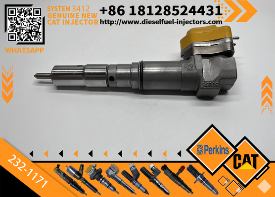 Excavator Engine Parts Fule Injetor 232-1171 10R-1267 232-1183 10R-1266 4CR01974 for 3412E 3408 Fuel Injector