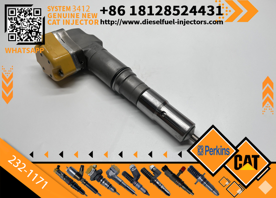 Excavator Engine Parts Fule Injetor 232-1171 10R-1267 232-1183 10R-1266 4CR01974 for 3412E 3408 Fuel Injector