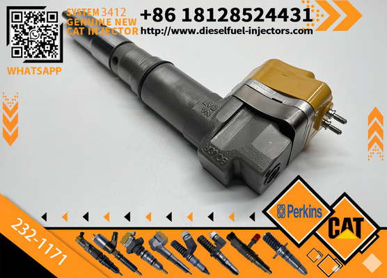 Excavator Engine Parts Fule Injetor 232-1171 10R-1267 232-1183 10R-1266 4CR01974 for 3412E 3408 Fuel Injector