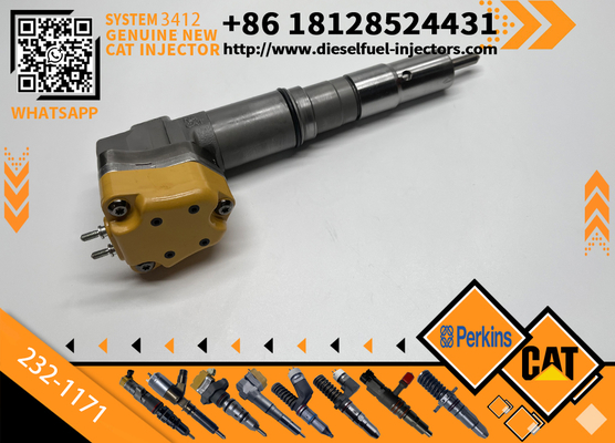 Excavator Engine Parts Fule Injetor 232-1171 10R-1267 232-1183 10R-1266 4CR01974 for 3412E 3408 Fuel Injector