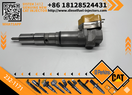 Excavator Engine Parts Fule Injetor 232-1171 10R-1267 232-1183 10R-1266 4CR01974 for 3412E 3408 Fuel Injector
