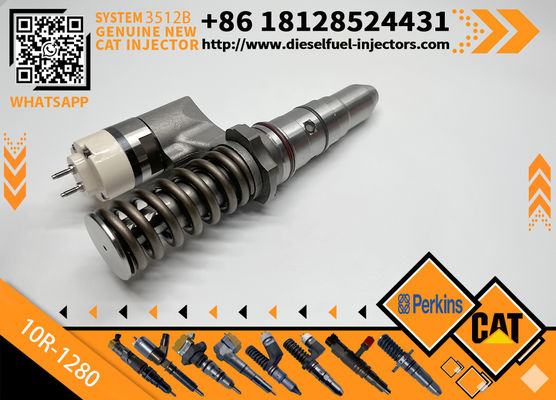 Construction Machinery Parts 250-1308 10R-1280 Common Rail Fuel Injector for Caterpillar 3152B 3516B Excavator Dozer Engine