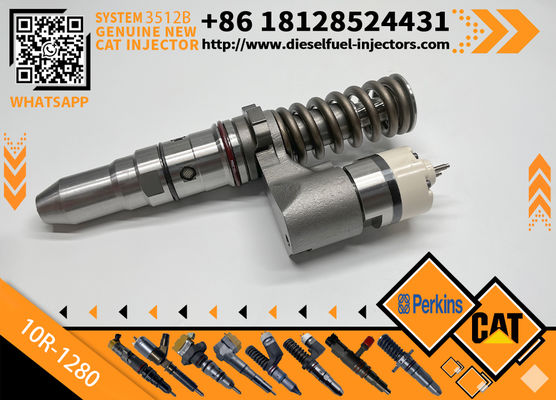 Construction Machinery Parts 250-1308 10R-1280 Common Rail Fuel Injector for Caterpillar 3152B 3516B Excavator Dozer Engine
