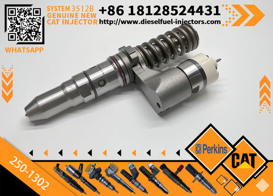 250-1302 2501302 Diesel Fuel Injector for Caterpillar CAT 3512B 3516B 10R-1303 Common Rail Injection Valves