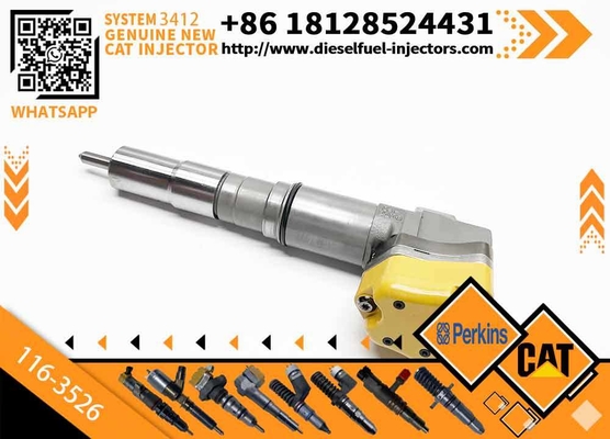 Fuel Injector 104-3377 174-7526 111-7916 138-8754 0R-8624 116-3526 for CAT 3408E 3412E Engine 769D 773D 775D 631E 633E II 637E 651E 657E