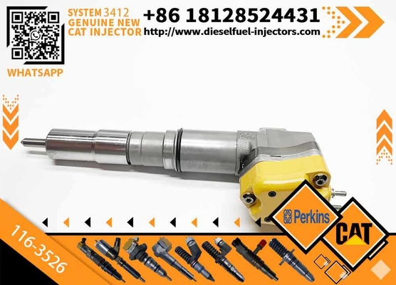 Fuel Injector 104-3377 174-7526 111-7916 138-8754 0R-8624 116-3526 for CAT 3408E 3412E Engine 769D 773D 775D 631E 633E II 637E 651E 657E