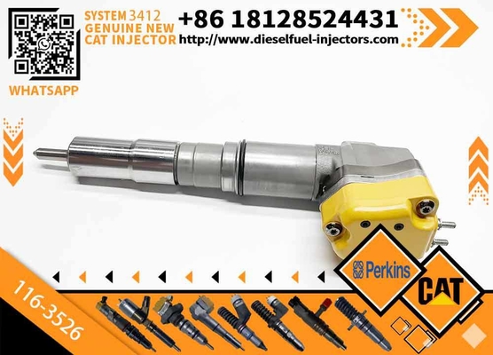 Fuel Injector 104-3377 174-7526 111-7916 138-8754 0R-8624 116-3526 for CAT 3408E 3412E Engine 769D 773D 775D 631E 633E II 637E 651E 657E