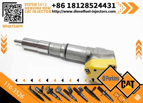 Fuel Injector 104-3377 174-7526 111-7916 138-8754 0R-8624 116-3526 for CAT 3408E 3412E Engine 769D 773D 775D 631E 633E II 637E 651E 657E