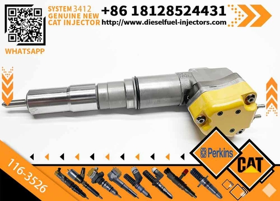 Fuel Injector 104-3377 174-7526 111-7916 138-8754 0R-8624 116-3526 for CAT 3408E 3412E Engine 769D 773D 775D 631E 633E II 637E 651E 657E
