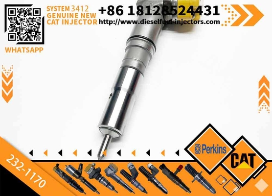 Common Rail Fuel Injector Excavator Parts Engine 3408 3412 232-1173 232-1183 232-1168 174-7528 174-7526 232-1170 for CAT