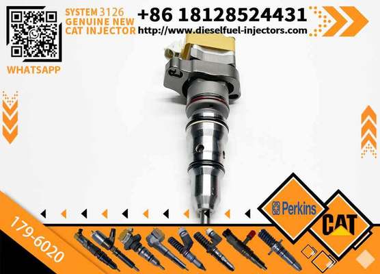 High Quality Excavator diesel Injector 179-6020 3412E 613G 637G 769D 771D D9R 232-1183 10R-1266