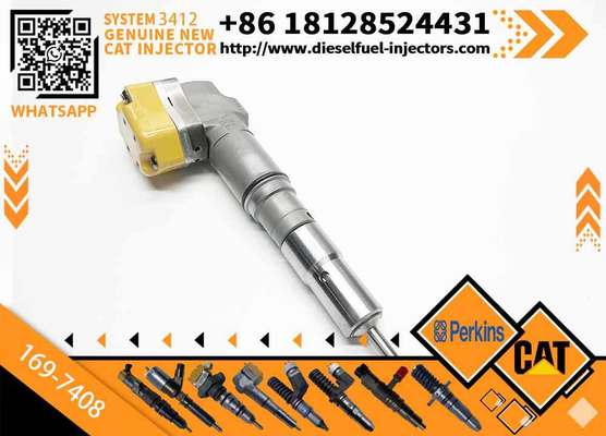 KJC Excavator Parts Engine 3408 3412 Fuel Injector 4CR01974 169-7408 174-7527 222-5967 20R-0760 for Construction Machinery
