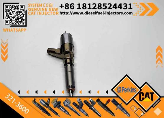 Original 321-3600 C6.6 Engine Fuel Injector for Excavator 320D Construction Machinery Parts Common Rail Injector 3213600
