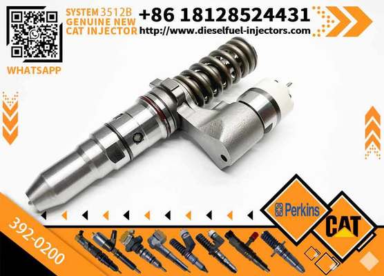 Excavator Accessories For CAT 3508B 3512B Diesel Engine Spare Parts Fuel Injector 392-0206 392-0214 392-0202 392-0200 for Construction Machinery
