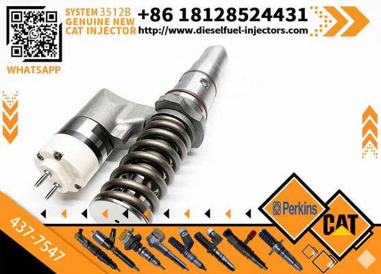 High Quality Fuel Injector 437-7547 4377547 Diesel Engine Fuel Injector 20R-2296 20R2296 for CAT 3508B 3512B 793C 793D 3516C