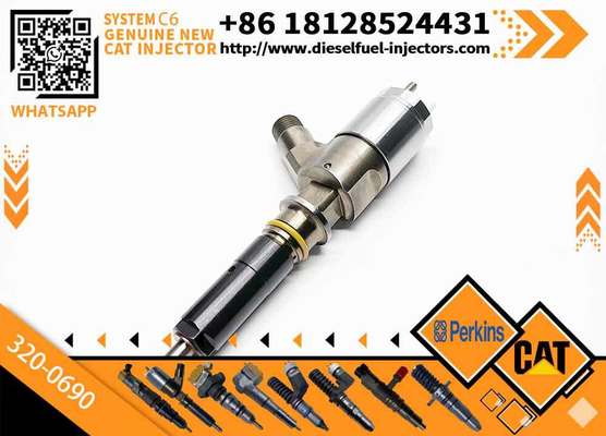 C6.6 Engine Injector 320-0690 3200690 Common Rail Injector 2645A749 Construction Machinery Parts for Excavator