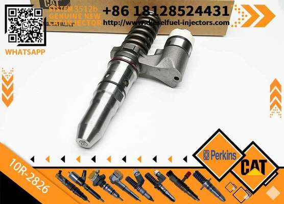 Common Rail Fuel Injector 249-0746 10R-2826 10R-2827 CAT 3512B Injector for Caterpillar Machinery Diesel Engine Parts