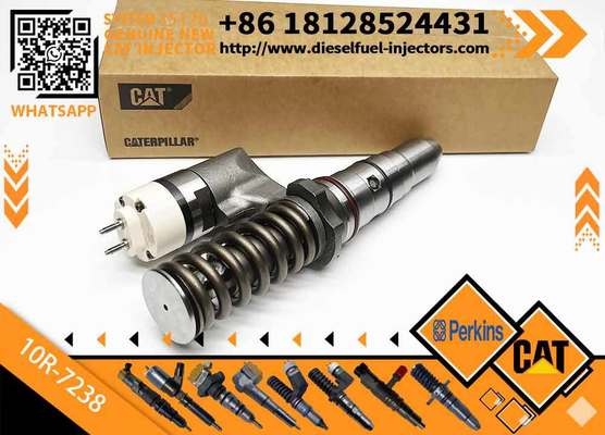 Construction Machinery Parts 246-1854 10R-7238 Common Rail Fuel Injector 246 1854 10R7238 for Caterpillar 3508C 3512C Engine