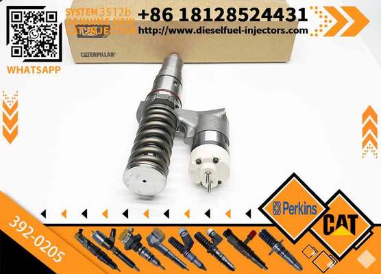 Excavator Common Rail Fuel Injector 392-0205 392-0206 Injection Valves for 3508 3512 3516 Engine