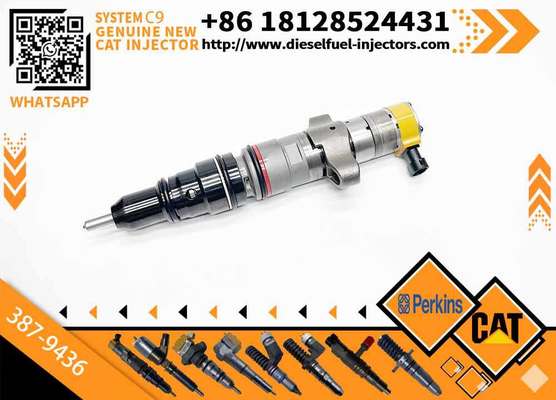 Excavator Fuel Injector 387-9431 387-9432 387-9433 387-9436 Common Rail Injector for C7 C9 3406e Diesel Engine Parts