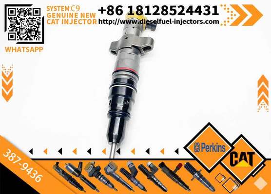Excavator Fuel Injector 387-9431 387-9432 387-9433 387-9436 Common Rail Injector for C7 C9 3406e Diesel Engine Parts