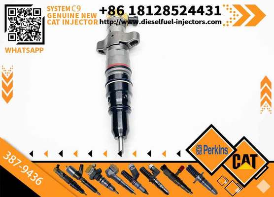 Excavator Fuel Injector 387-9431 387-9432 387-9433 387-9436 Common Rail Injector for C7 C9 3406e Diesel Engine Parts