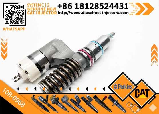 CAT Excavator Diesel Fuel Injectors 212-3466 10R-0968 High Pressure Common Rail Injector for Caterpillar C10 C12 Engine