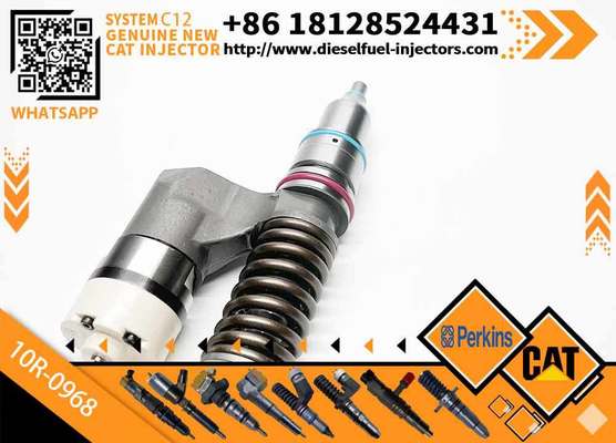 CAT Excavator Diesel Fuel Injectors 212-3466 10R-0968 High Pressure Common Rail Injector for Caterpillar C10 C12 Engine