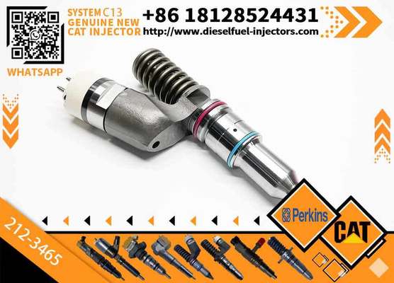 Excavator Accessories Fuel Injector 212-3465 2123465 for CAT C10 C12 for Construction Machinery
