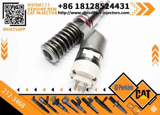 New Common Rail Fuel Injector 212-3467 212-3468 10R-1256 10R-1814 2123467 2123468 10R1256 10R1814 for C12 C10 Diesel Engine