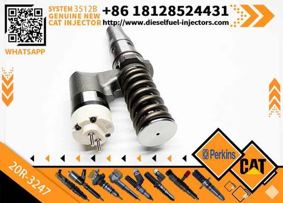 Excavator Parts 392-0225 Fuel Injector 3920225 20R-3247 20R3247 for CAT 3508B 3512B 3516B 3512C 3516C Injection Valves