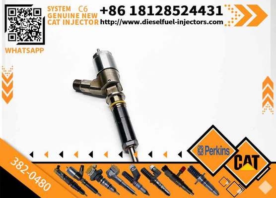 Excavator Parts Diesel C6 Engine Fuel Injector 320-0680 2645A709 295-9130 382-0480 282-0490 New for Excavator