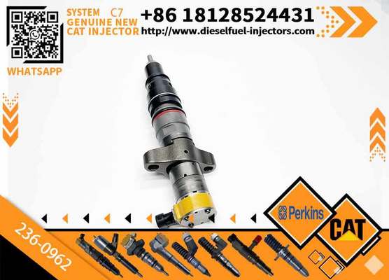 Hangood Engine Parts 10R-7224 236-0962 2360962 Fuel Injector D6R 330C E330C Diesel Injector Assy C9 Engine Common Rail Injector