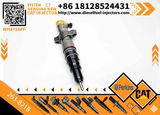 Excavator Engine Parts 263-8218 Common Rail Injector 2638218 557-7627 387-9427 328-2585 Fuel Injector for Caterpillar Cat C7 C9