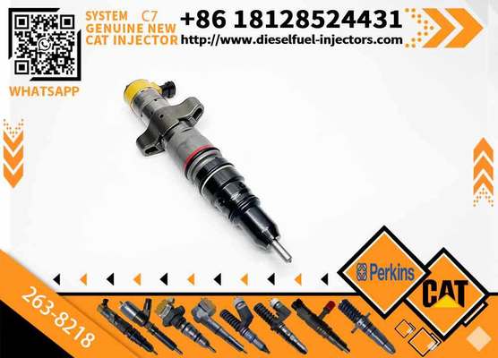 Excavator Engine Parts 263-8218 Common Rail Injector 2638218 557-7627 387-9427 328-2585 Fuel Injector for Caterpillar Cat C7 C9