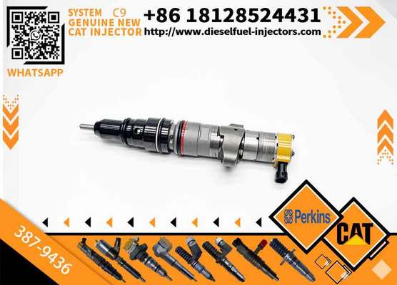 Excavator Fuel Injector 387-9431 387-9432 387-9433 387-9436 Common Rail Injector for C7 C9 3406e Diesel Engine Parts