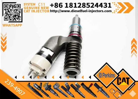 Excavator Accessories Fuel Injector 239-4907 249-0707 253-1459 10R-1305 10R-3147 for CAT C11 for Construction Machinery