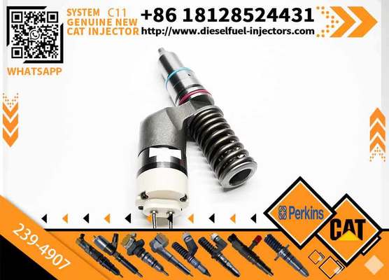Excavator Accessories Fuel Injector 239-4907 249-0707 253-1459 10R-1305 10R-3147 for CAT C11 for Construction Machinery