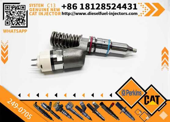 Caterpillar Original Diesel Fuel Injector 249-0705 244-7695 New for C13 Excavator Engine Parts