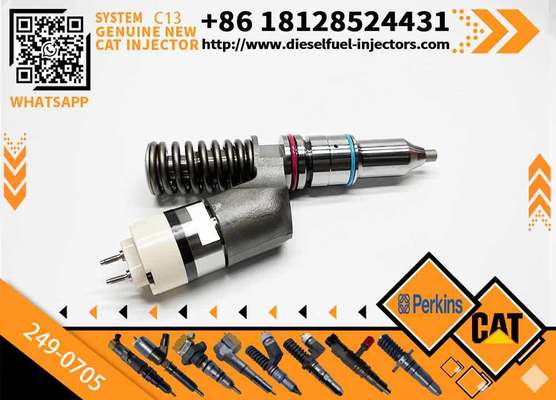 Caterpillar Original Diesel Fuel Injector 249-0705 244-7695 New for C13 Excavator Engine Parts