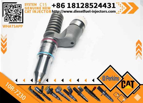 Fuel Injector 291-5911 10R-7230 CA2915911 Fits For Caterpillar CAT Tractor 631K 637K 657G Engine C18 C15