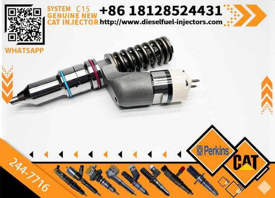 Factory supply 244-7716 249-0709 10R-1273 common rail injector 2447716 2490709 10R1273 diesel fuel injector for excavator