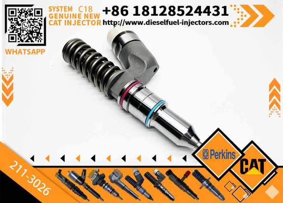 Excavator Accessories Fuel Injector 211-3026 10R-0724 10R-9787 for CAT C18 C11 C10 for Construction Machinery