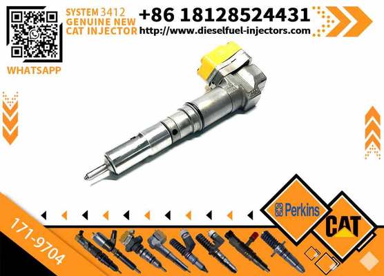 3412 Diesel Engine Parts Fuel Injector 1719704 for CAT Excavator Injector 171-9704