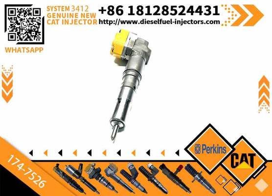 Diesel Engine Fuel Injector 3412 174-7526 232-1183 3408 3412E for Caterpillar Engines