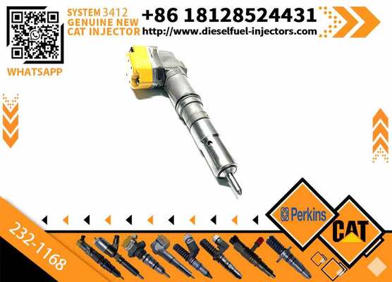 Diesel Fuel Injector 153-5938 232-1168 156-3895 204-2467 232-1167 173-4059 for Caterpillar CAT Engine 3412E 3412 Tractor